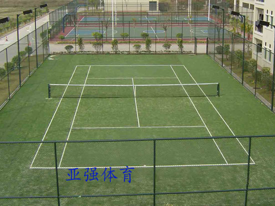 亞強體育施工案例:網球場