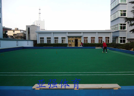 亞強體育施工案例:人造草坪門球場